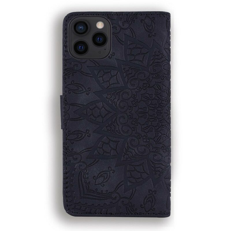 Flip Case Für iPhone 13 Pro Barock-mandala