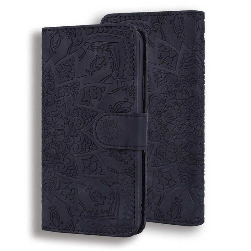 Flip Case Für iPhone 13 Pro Barock-mandala