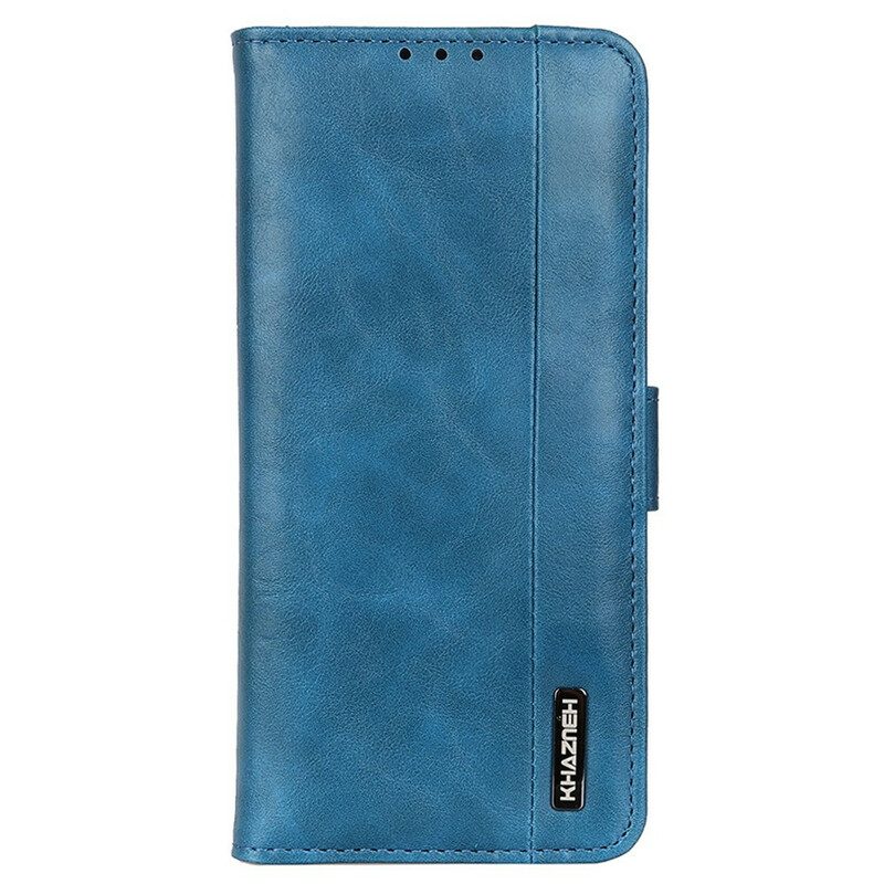 Flip Case Für iPhone 13 Pro Khazneh Elegance Lederstil