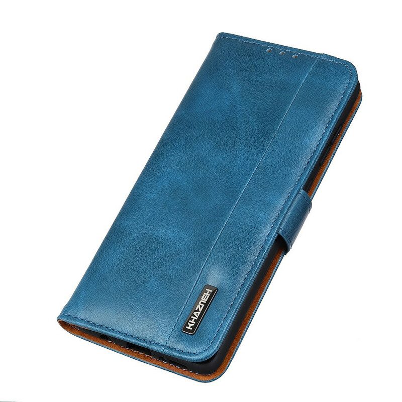 Flip Case Für iPhone 13 Pro Khazneh Elegance Lederstil