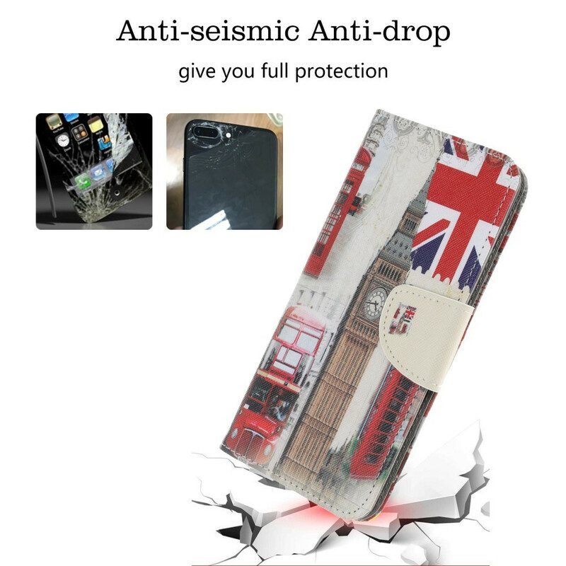 Flip Case Für iPhone 13 Pro Londoner Leben