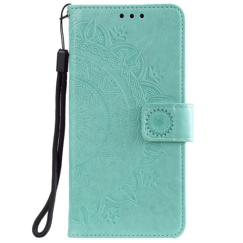 Flip Case Für iPhone 13 Pro Sonnenmandala