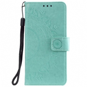 Flip Case Für iPhone 13 Pro Sonnenmandala