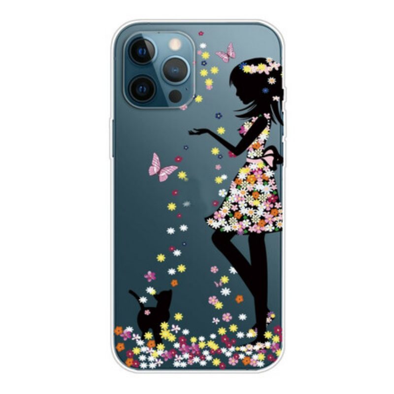 Handyhülle Für iPhone 13 Pro Blumenmädchen