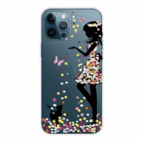 Handyhülle Für iPhone 13 Pro Blumenmädchen