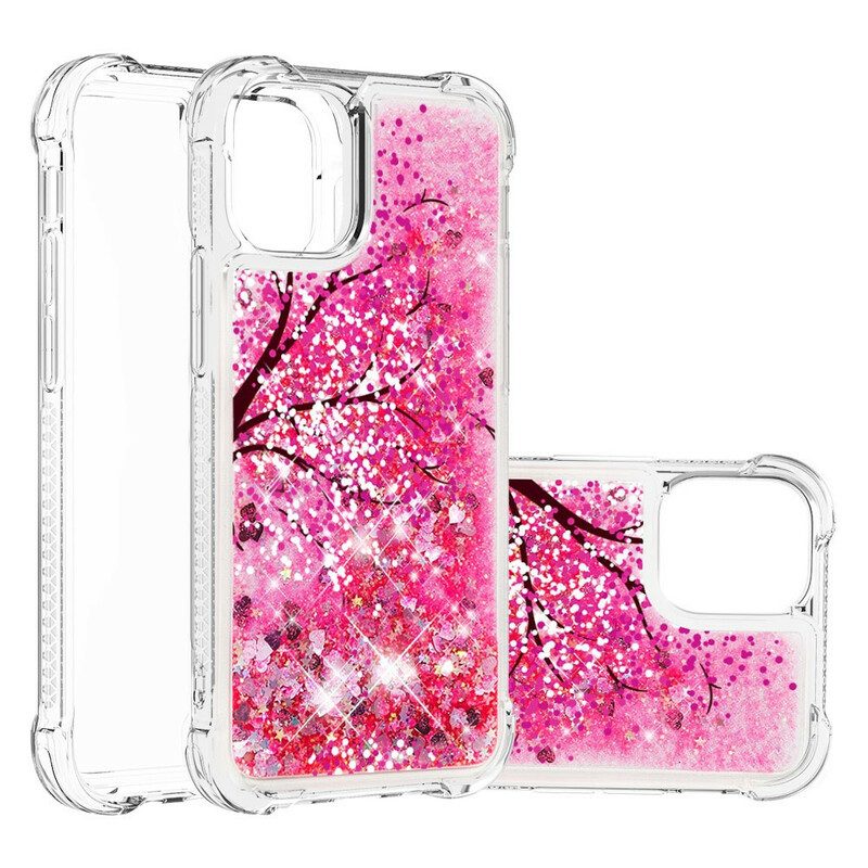 Handyhülle Für iPhone 13 Pro Glitzerbaum