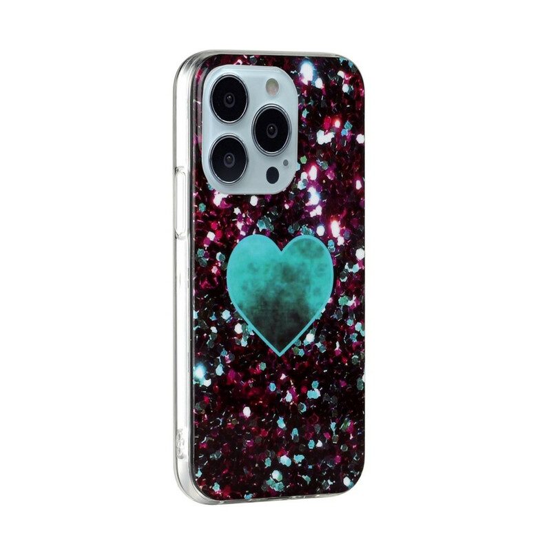 Handyhülle Für iPhone 13 Pro Glitzermarmor