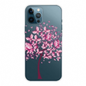 Handyhülle Für iPhone 13 Pro Rosa Baumkrone