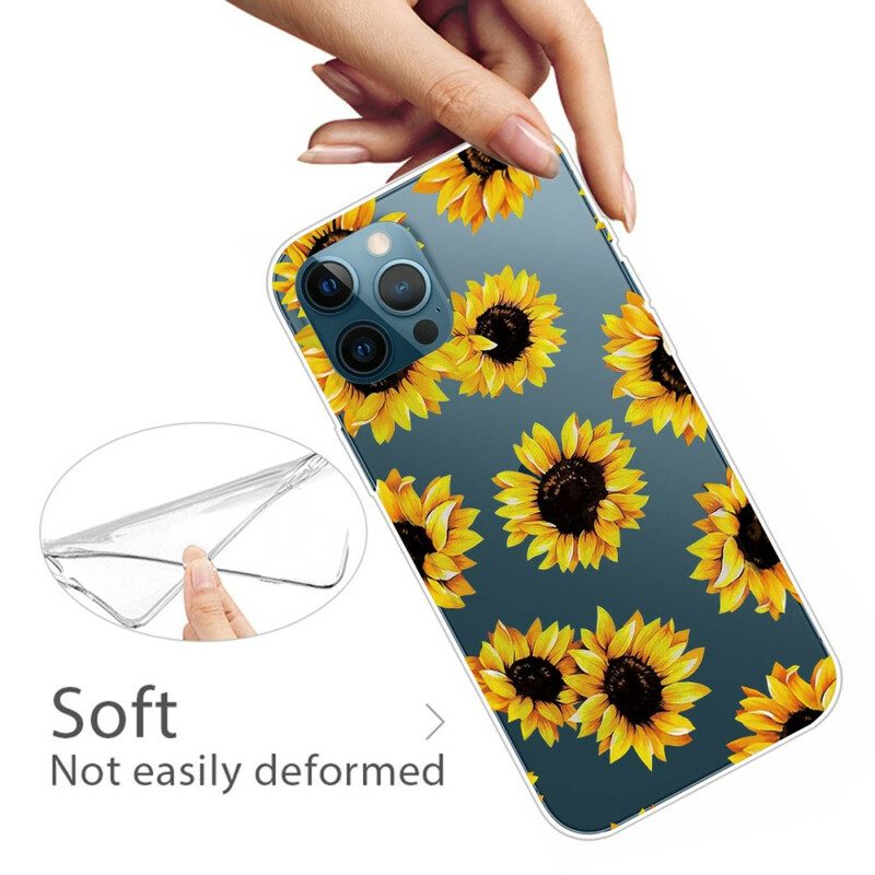 Handyhülle Für iPhone 13 Pro Sonnenblumen