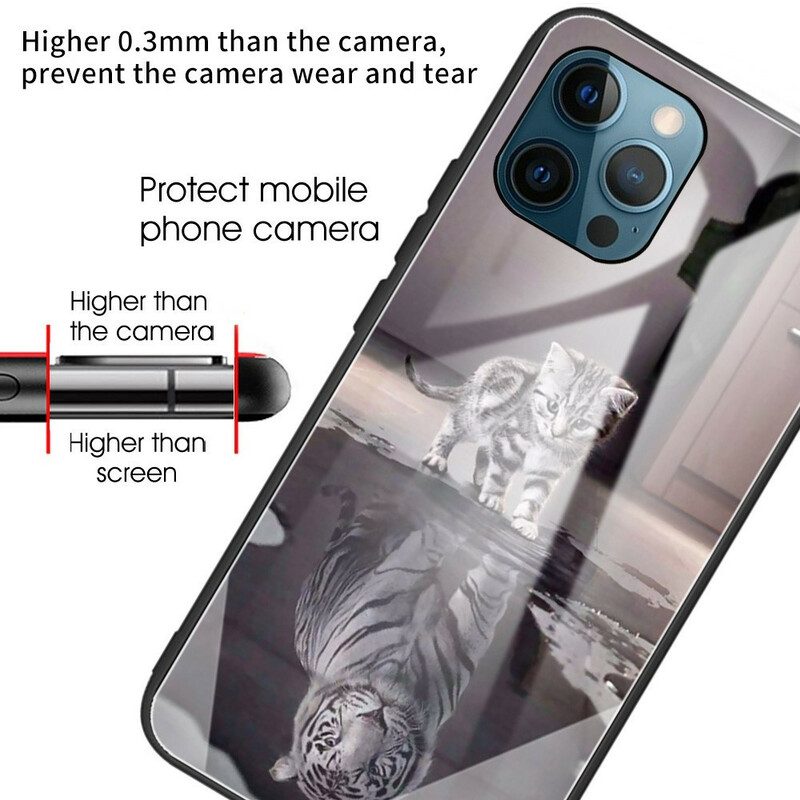 Hülle Für iPhone 13 Pro Kitten Dream Gehärtetes Glas