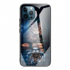 Hülle Für iPhone 13 Pro Mein Tiger Gehärtetes Glas