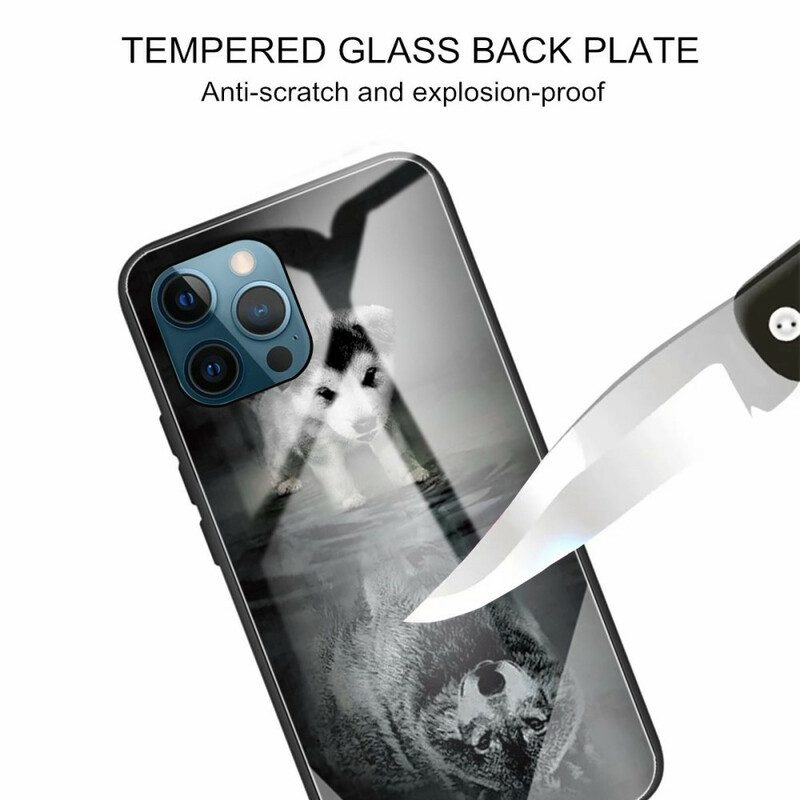 Hülle Für iPhone 13 Pro Puppy Dream Gehärtetes Glas