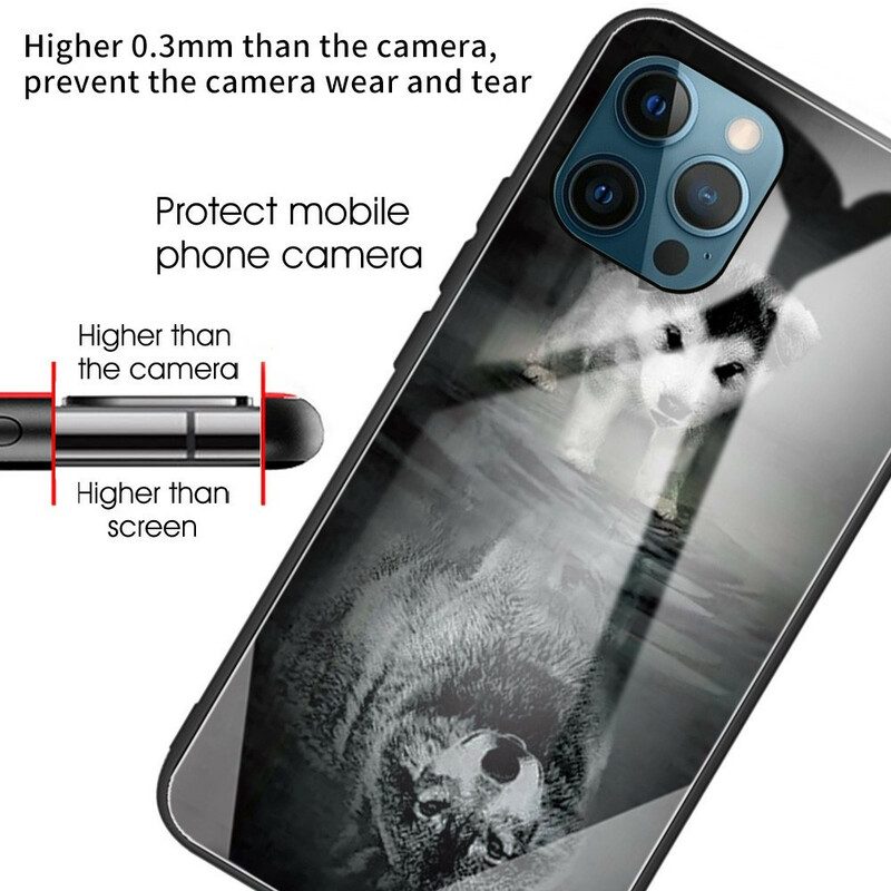 Hülle Für iPhone 13 Pro Puppy Dream Gehärtetes Glas