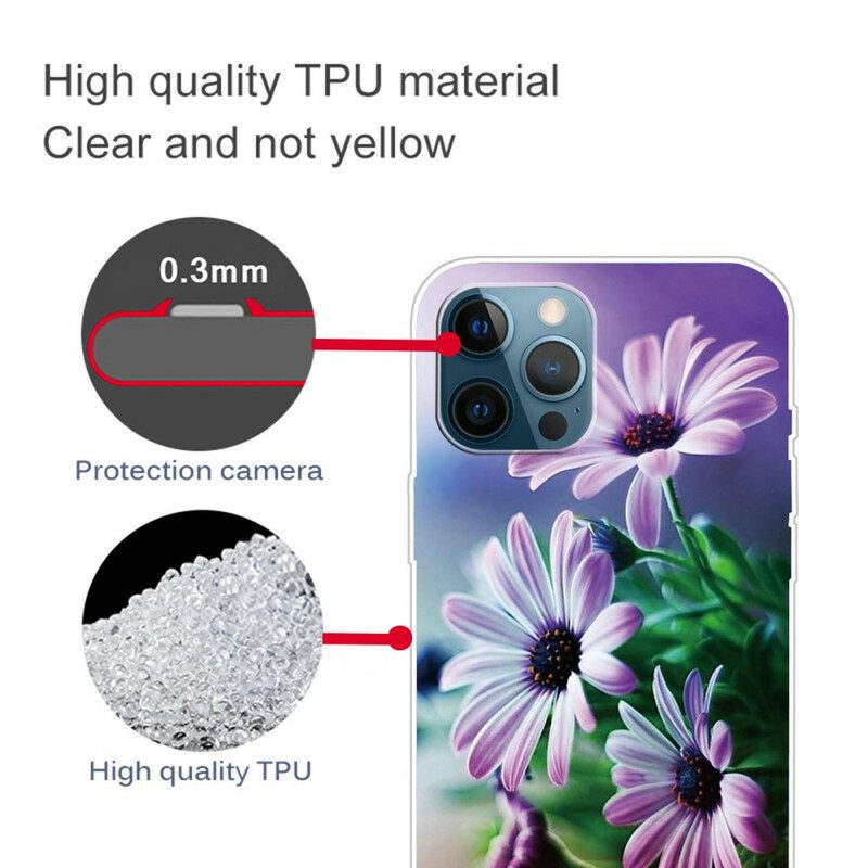 Hülle Für iPhone 13 Pro Realistische Blumen