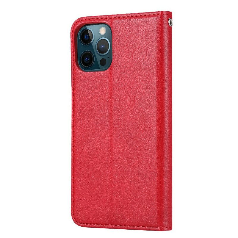 Schutzhülle Für iPhone 13 Pro Flip Case Kartenhalter Aus Kunstleder