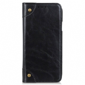 Schutzhülle Für iPhone 13 Pro Flip Case Vintage-nieten