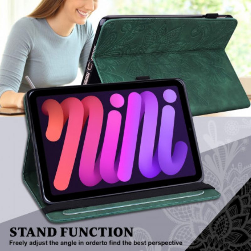 Case Für iPad Mini 6 (2021) Blumendesign