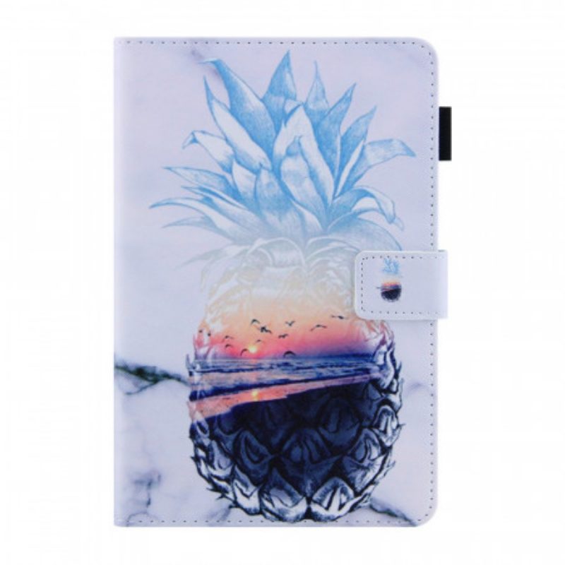 Flip Case Für iPad Mini 6 (2021) Ananas-muster