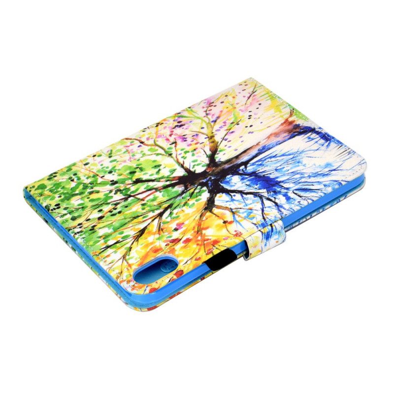 Flip Case Für iPad Mini 6 (2021) Aquarellbaum