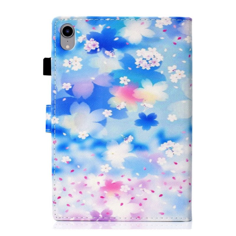 Flip Case Für iPad Mini 6 (2021) Aquarellblumen