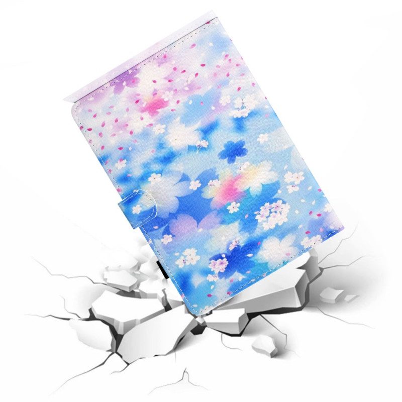 Flip Case Für iPad Mini 6 (2021) Aquarellblumen