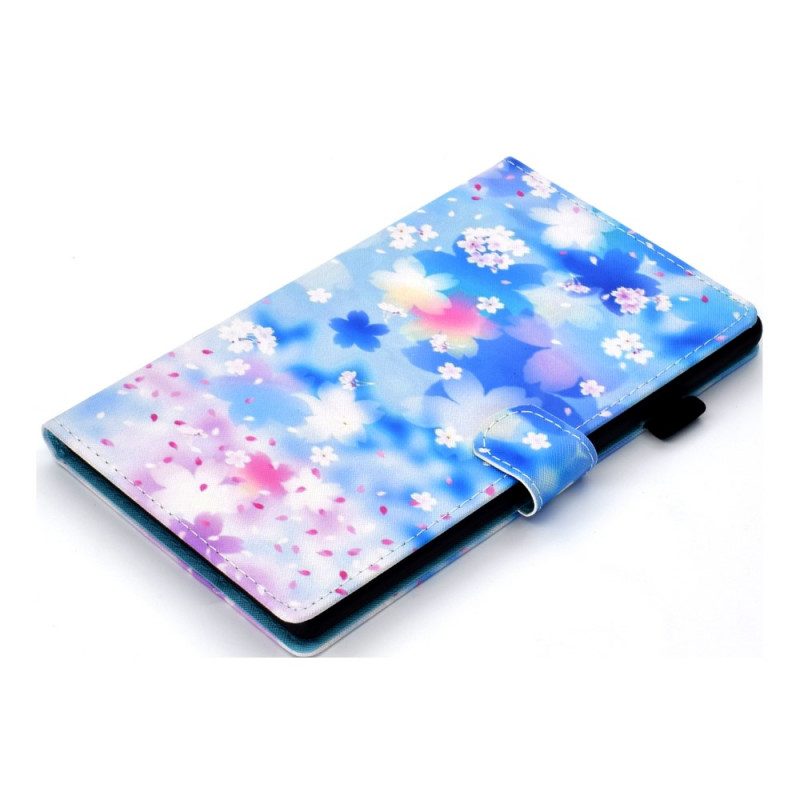 Flip Case Für iPad Mini 6 (2021) Aquarellblumen