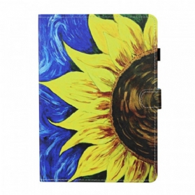 Flip Case Für iPad Mini 6 (2021) Bemalte Sonnenblume