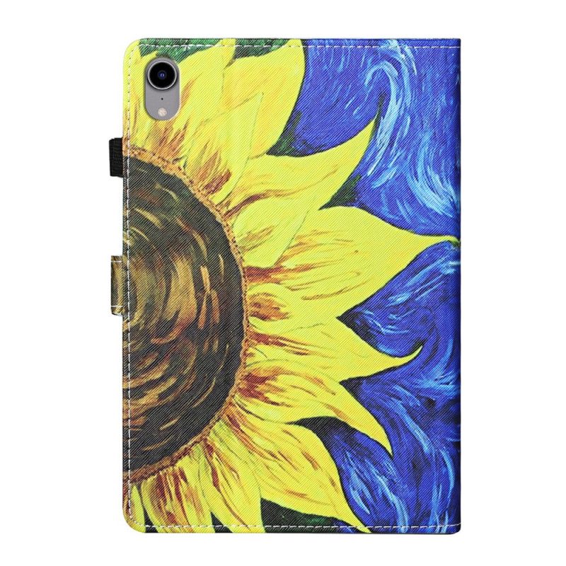 Flip Case Für iPad Mini 6 (2021) Bemalte Sonnenblume