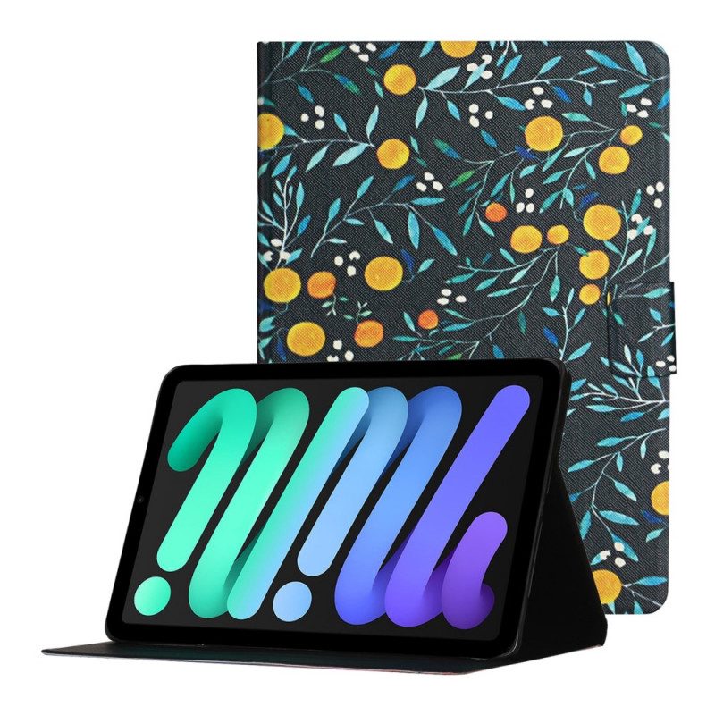 Flip Case Für iPad Mini 6 (2021) Blumen Blumen Blumen