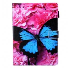 Flip Case Für iPad Mini 6 (2021) Blumenschmetterling