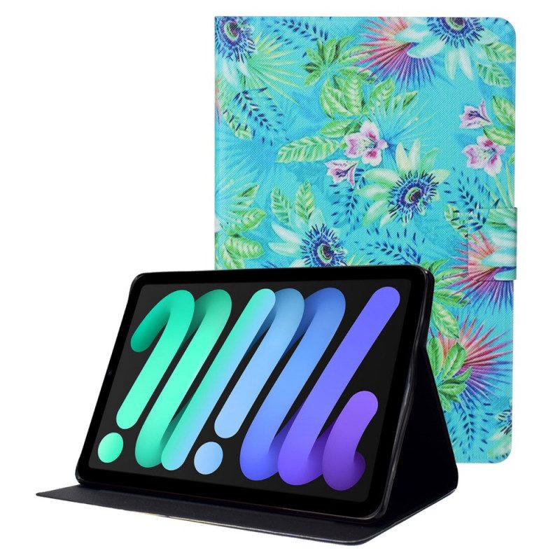 Flip Case Für iPad Mini 6 (2021) Blumenuniversum