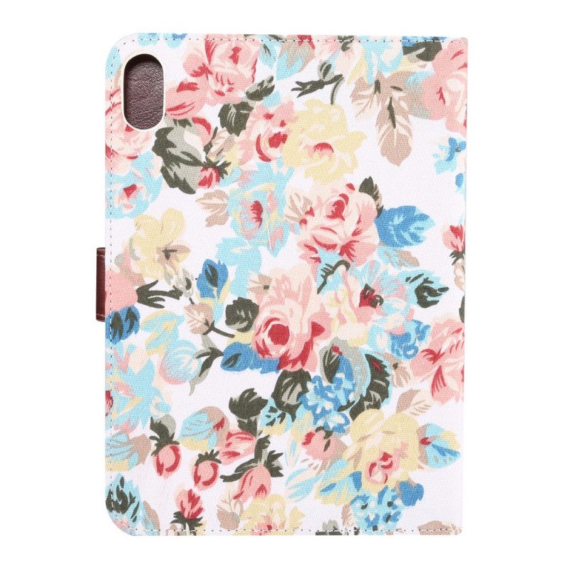 Flip Case Für iPad Mini 6 (2021) Freiheitsblumen