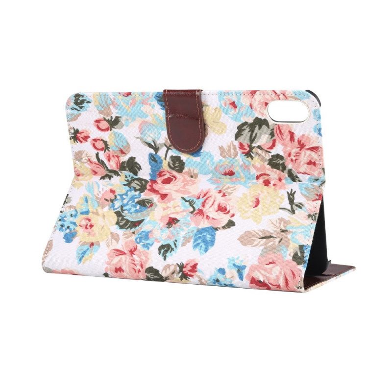 Flip Case Für iPad Mini 6 (2021) Freiheitsblumen