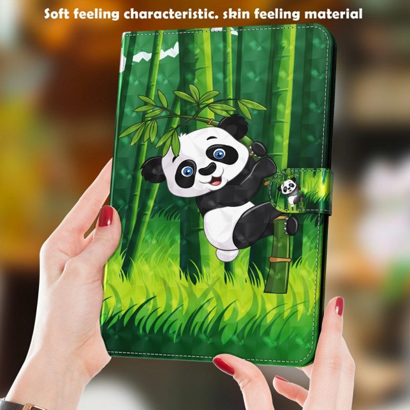 Flip Case Für iPad Mini 6 (2021) Lichtfleck-panda