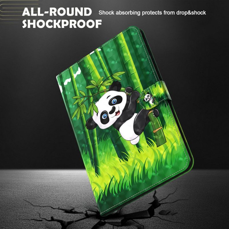 Flip Case Für iPad Mini 6 (2021) Lichtfleck-panda