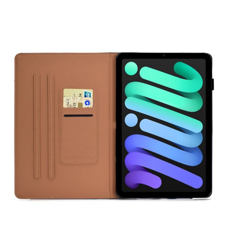 Flip Case Für iPad Mini 6 (2021) Lustiges Kätzchen