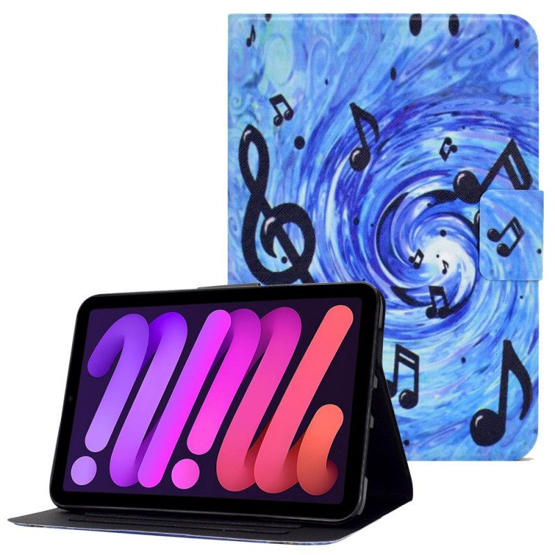 Flip Case Für iPad Mini 6 (2021) Musiknoten