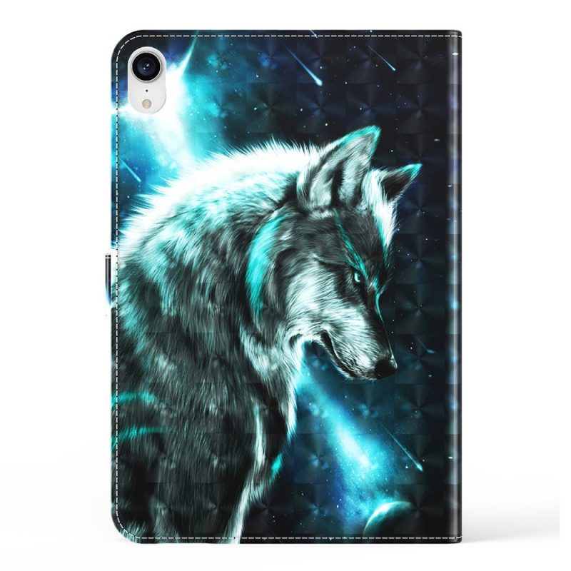 Lederhüllen Für iPad Mini 6 (2021) Lichtfleck Wilder Wolf