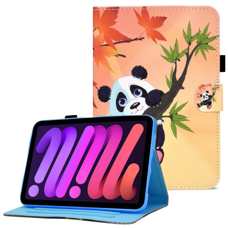 Lederhüllen Für iPad Mini 6 (2021) Süßer Panda