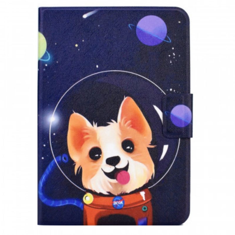 Lederhüllen Für iPad Mini 6 (2021) Weltraumhund