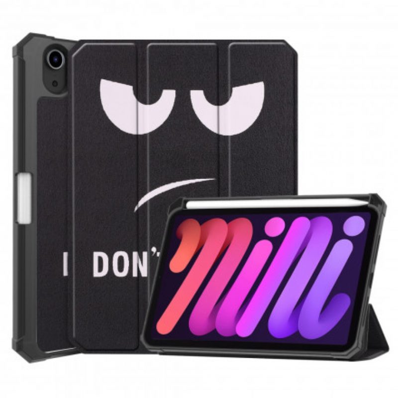 Schutzhülle Für iPad Mini 6 (2021) Stifthalter „don't Touch Me“.