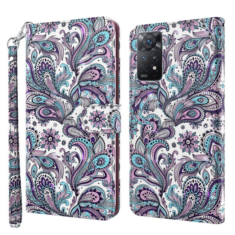 Flip Case Für Xiaomi Redmi Note 11 Pro / 11 Pro 5G Paisley