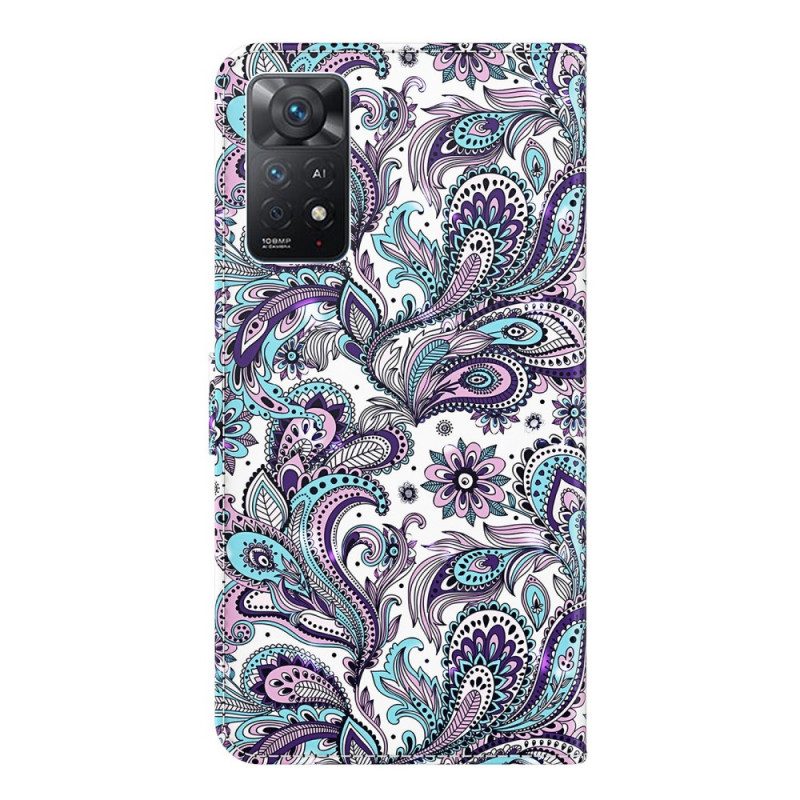 Flip Case Für Xiaomi Redmi Note 11 Pro / 11 Pro 5G Paisley