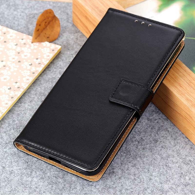 Flip Case Für Xiaomi Redmi Note 11 Pro / 11 Pro 5G Schlichtes Kunstleder