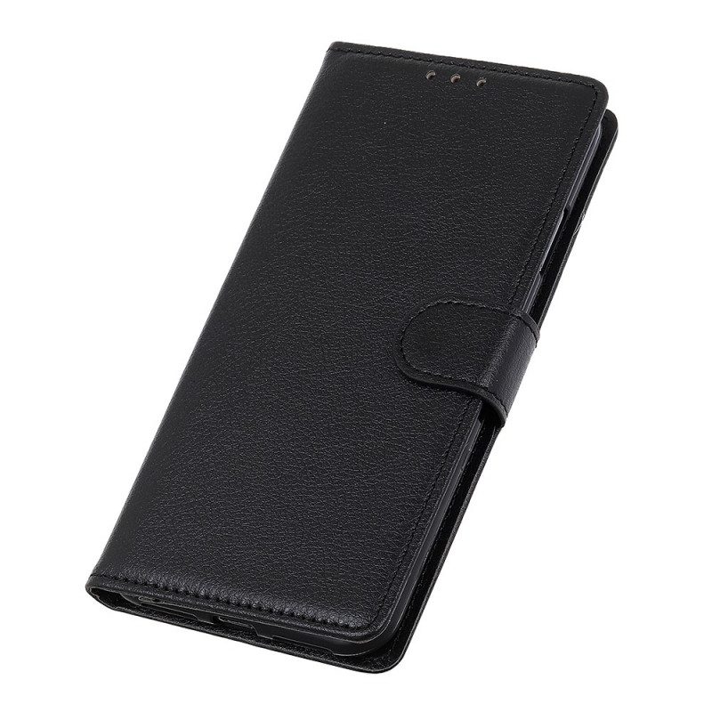 Flip Case Für Xiaomi Redmi Note 11 Pro / 11 Pro 5G Traditionelles Litschi-kunstleder