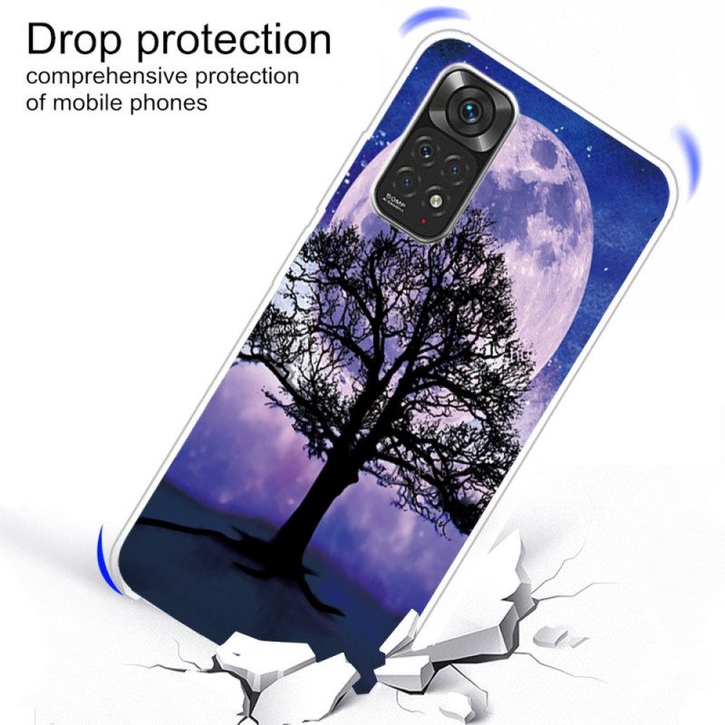 Handyhülle Für Xiaomi Redmi Note 11 Pro / 11 Pro 5G Baum Und Mond