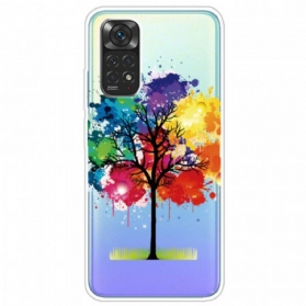 Hülle Für Xiaomi Redmi Note 11 Pro / 11 Pro 5G Nahtloser Aquarellbaum