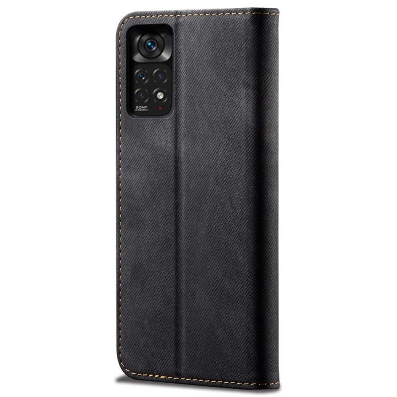 Schutzhülle Für Xiaomi Redmi Note 11 Pro / 11 Pro 5G Flip Case Denim-stoff