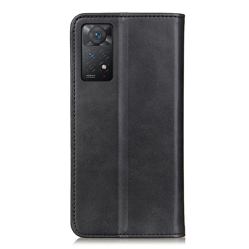 Schutzhülle Für Xiaomi Redmi Note 11 Pro / 11 Pro 5G Flip Case Elegantes Spaltleder