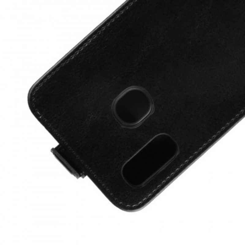 Flip Case Für Samsung Galaxy A30 Flip Case Faltender Ledereffekt